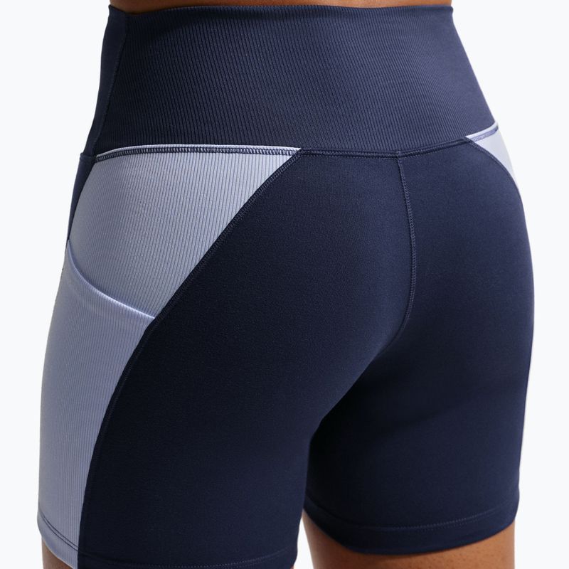 Pantaloni scurți pentru femei Nike One High Waisted Biker 5" midnight navy/hydrogen blue/white 6