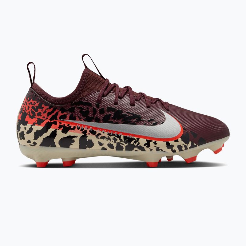 Încălțăminte de fotbal pentru copii Nike United Jr. Mercurial Vapor 16 Academy MG burgundy crush/metallic silver