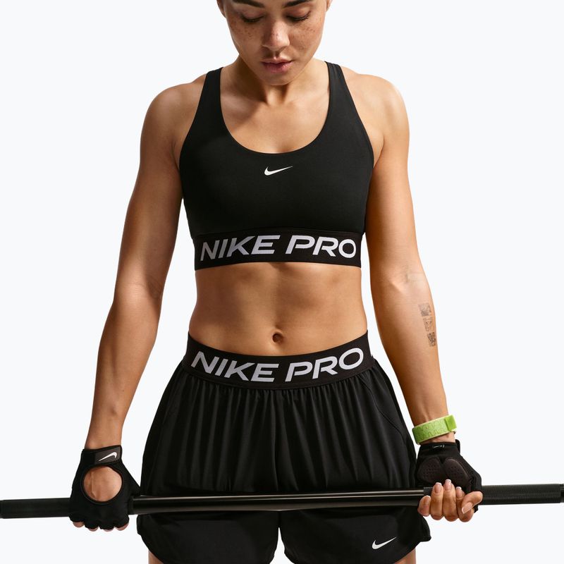 Sutien de antrenament Nike Pro 365 black/white 3