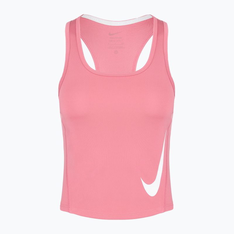 Tricou de alergare pentru femei Nike Swoosh Run Dri-Fit peony/photon dust/white 2