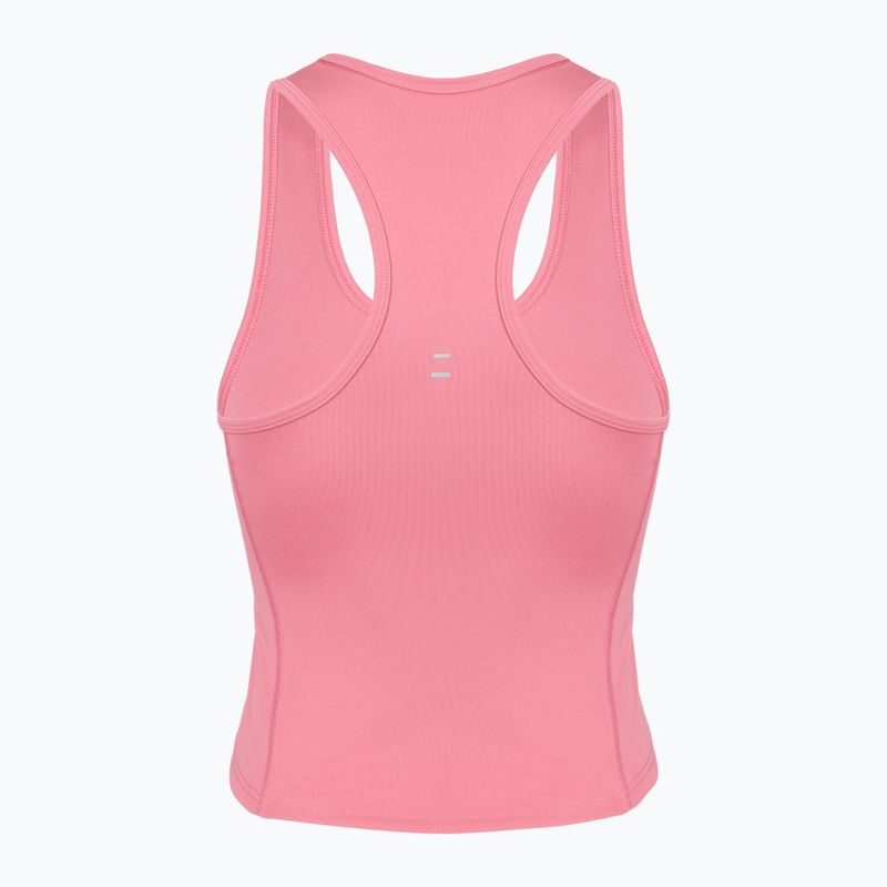 Tricou de alergare pentru femei Nike Swoosh Run Dri-Fit peony/photon dust/white 3