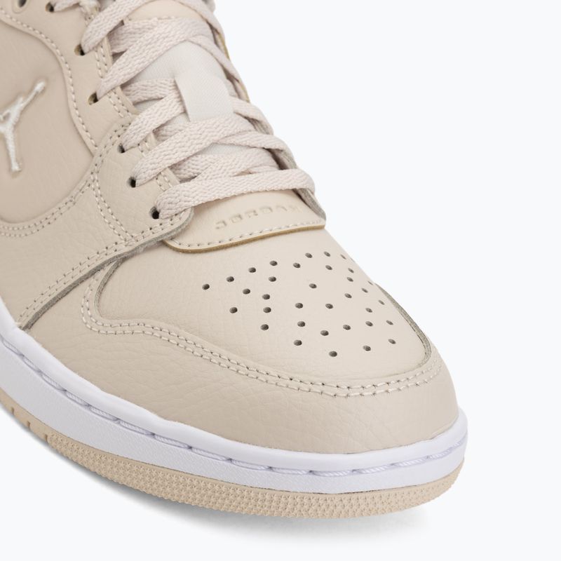 Buty damskie Nike Jordan Court Connect Low legend light brown/white/pale ivory 7