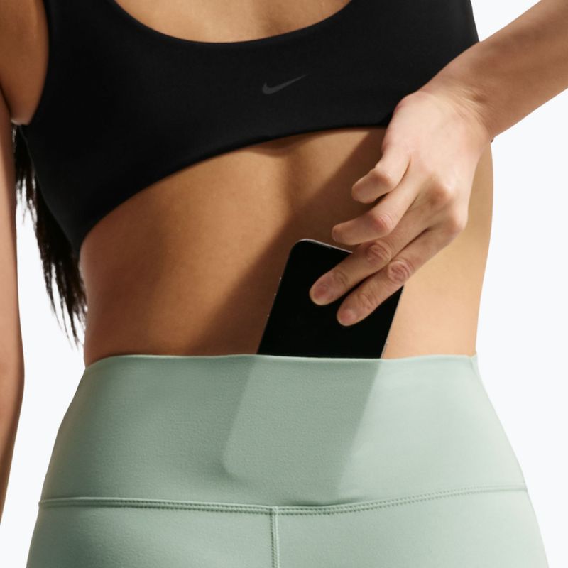 Colanți pentru femei Nike One High Waisted Flared steam/white 6