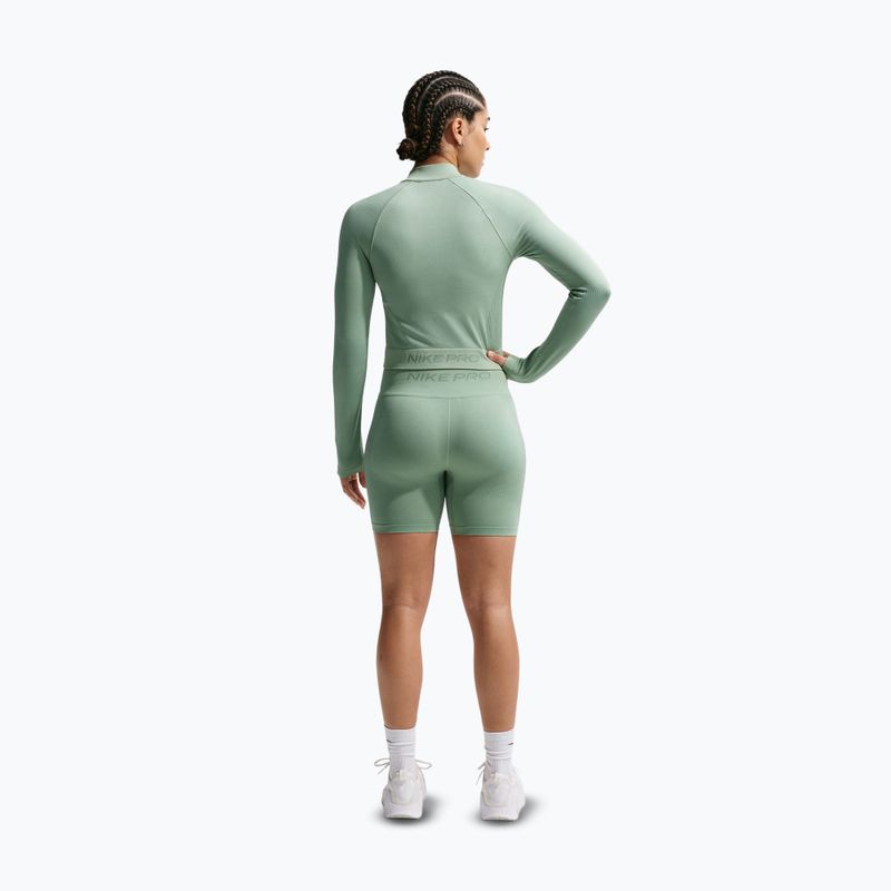Bluză de antrenament pentru femei Nike Pro Seamless Full Zip Top steam 3