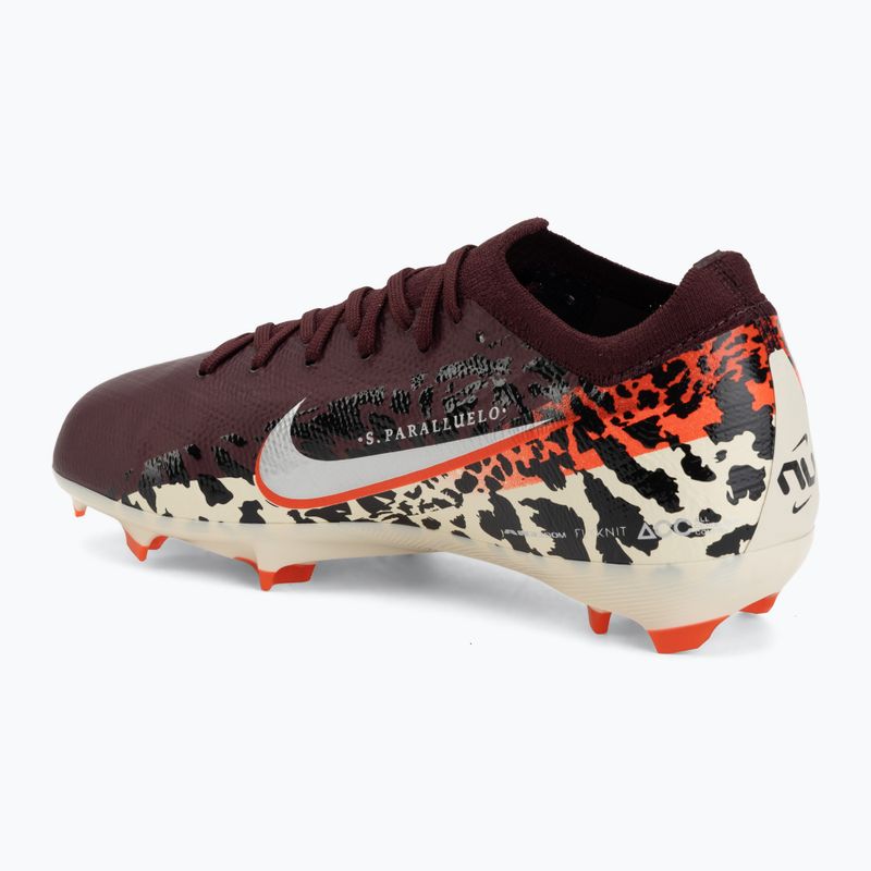 Încălțăminte de fotbal pentru copii Nike United Jr. Mercurial Vapor 16 Pro FG burgundy crush/metallic silver 3