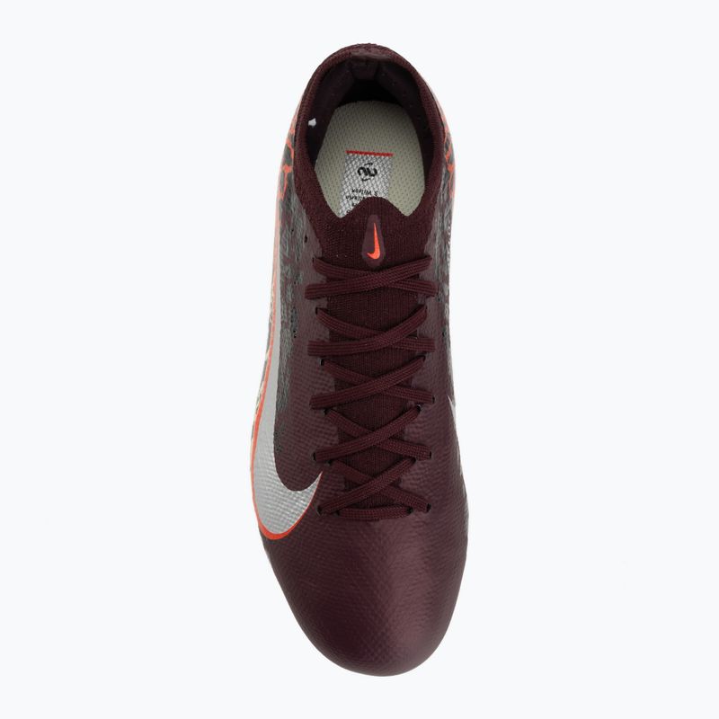 Încălțăminte de fotbal pentru copii Nike United Jr. Mercurial Vapor 16 Pro FG burgundy crush/metallic silver 5
