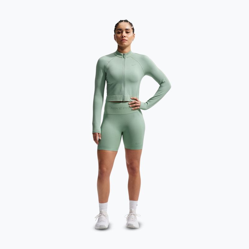 Pantaloni scurți pentru femei Nike Pro Seamless High-Waisted Biker 5" steam 2