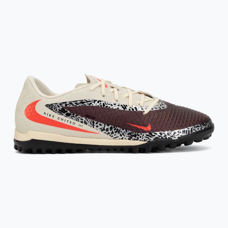 Încălțăminte de fotbal pentru bărbați Nike United Phantom 6 Low Academy TF burgundy crush/fossil/university red 2