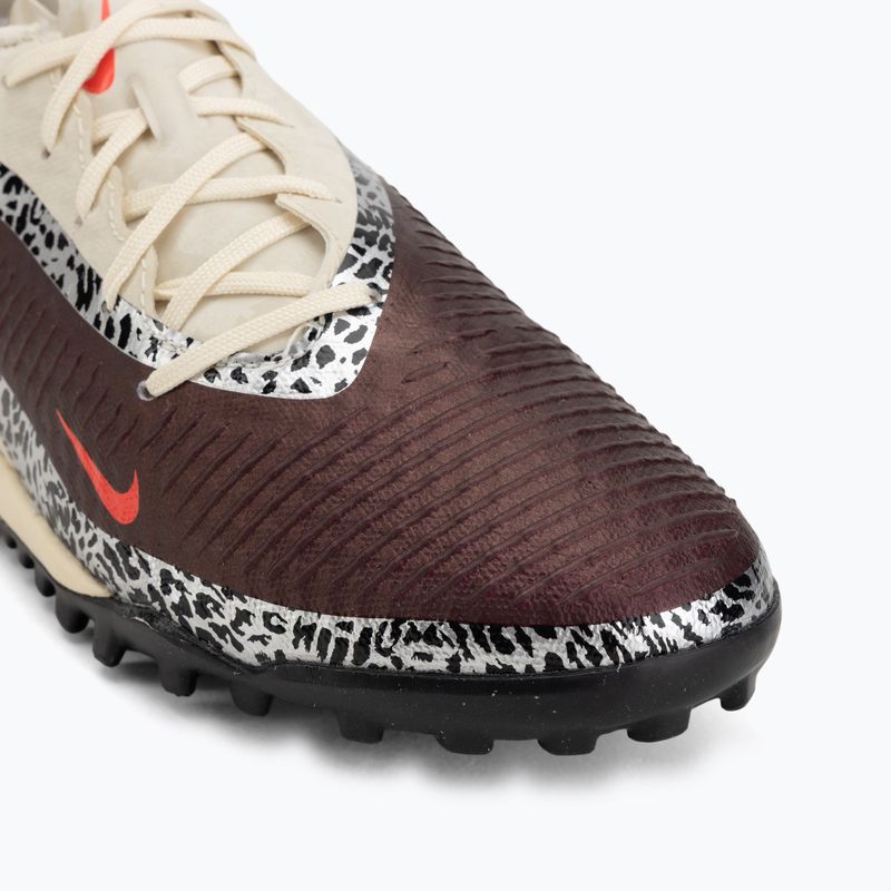Încălțăminte de fotbal pentru bărbați Nike United Phantom 6 Low Academy TF burgundy crush/fossil/university red 7