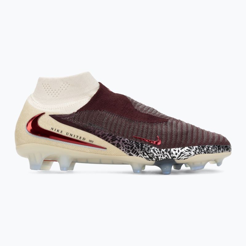 Încălțăminte de fotbal pentru bărbați Nike United Phantom 6 High Elite FG burgundy crush/fossil/university red 2