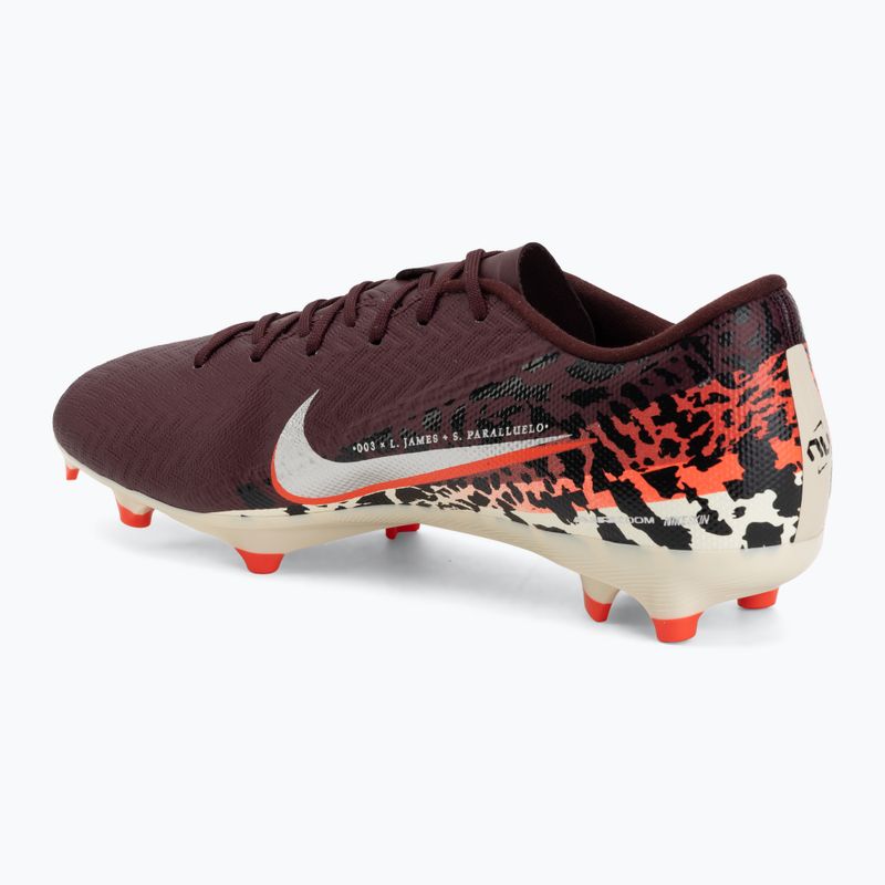 Încălțăminte de fotbal pentru bărbați Nike United Mercurial Vapor 16 Academy MG burgundy crush/metallic silver 3