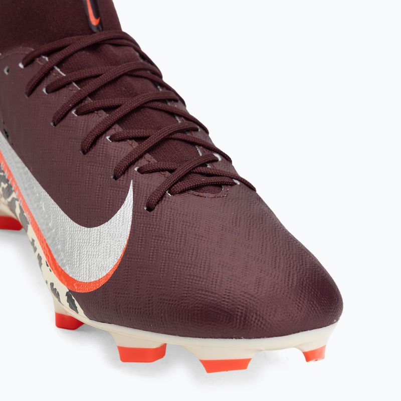Încălțăminte de fotbal pentru bărbați Nike United Mercurial Superfly 10 Academy MG burgundy crush/metallic silver 7