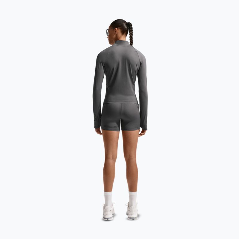 Bluză pentru femei de alergare Nike Swift Dri-Fit Full Zip Mid-Layer medium ash 3