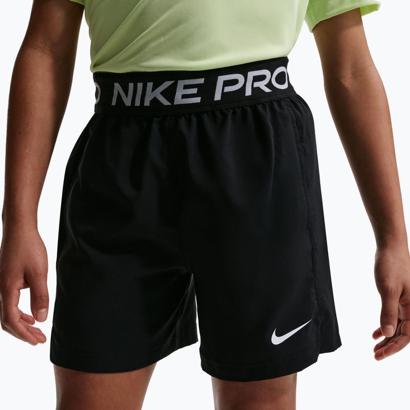 Pantaloni scurți pentru copii Nike Pro Dri-Fit black/white 5