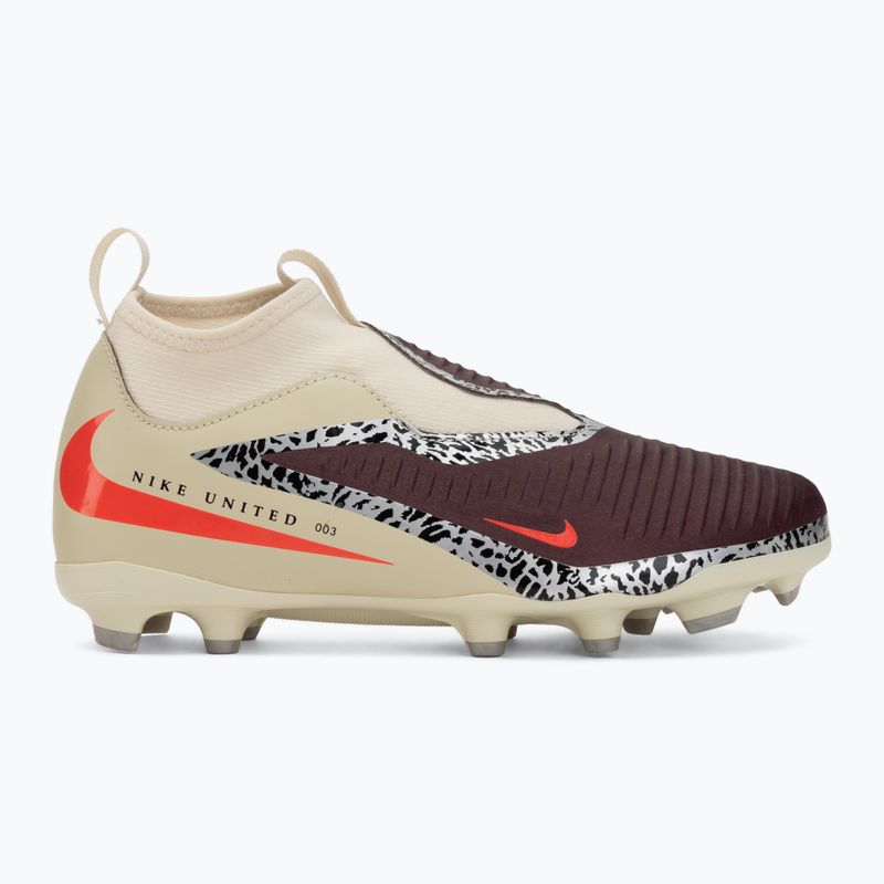 Încălțăminte de fotbal pentru copii Nike United Jr. Phantom 6 High Academy MG burgundy crush/fossil/university red 2