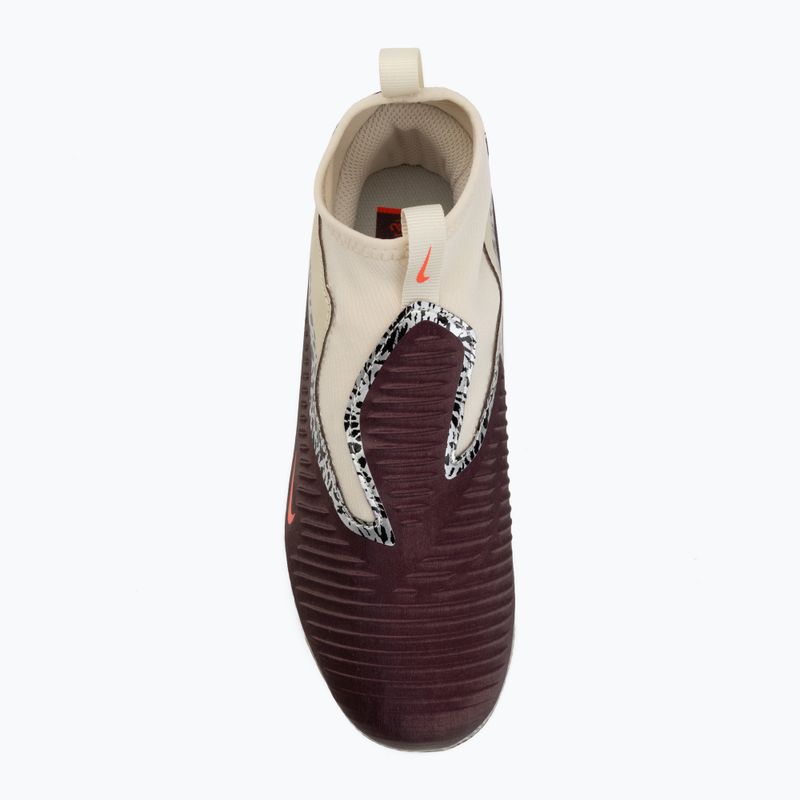 Încălțăminte de fotbal pentru copii Nike United Jr. Phantom 6 High Academy MG burgundy crush/fossil/university red 5