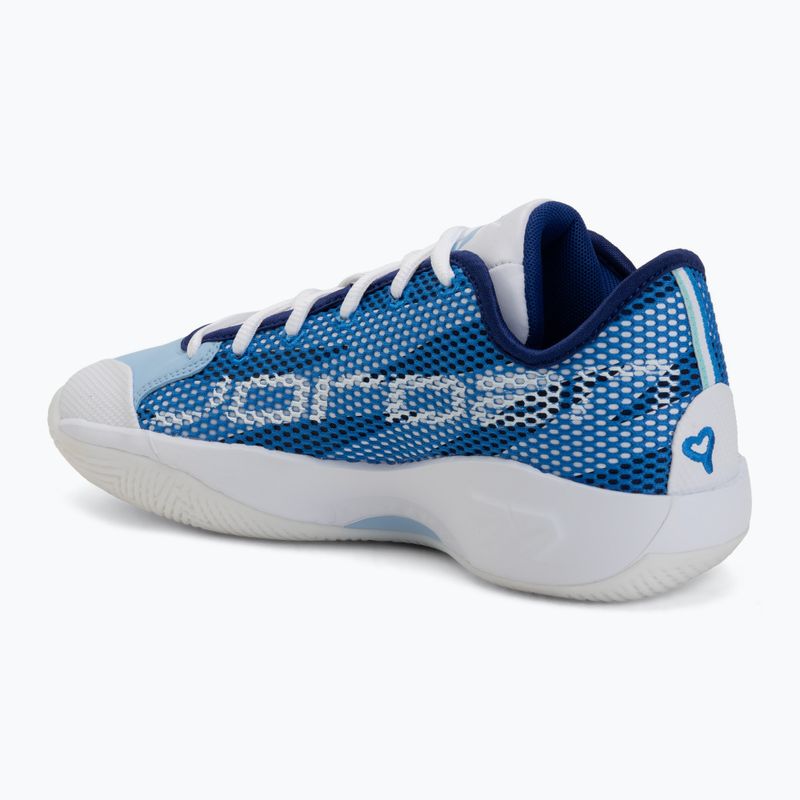 Încălțăminte de baschet pentru bărbați Jordan Luka 77 white/signal blue/psychic blue 3