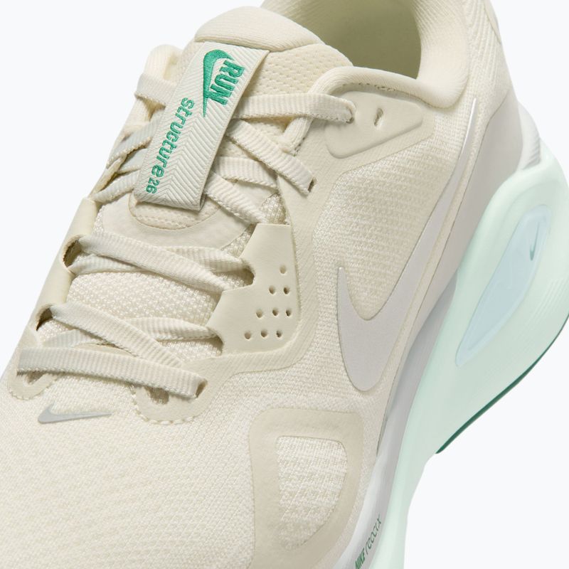 Încălțăminte de alergare pentru femei Nike Structure 26 sea glass/light silver/metallic silver 3