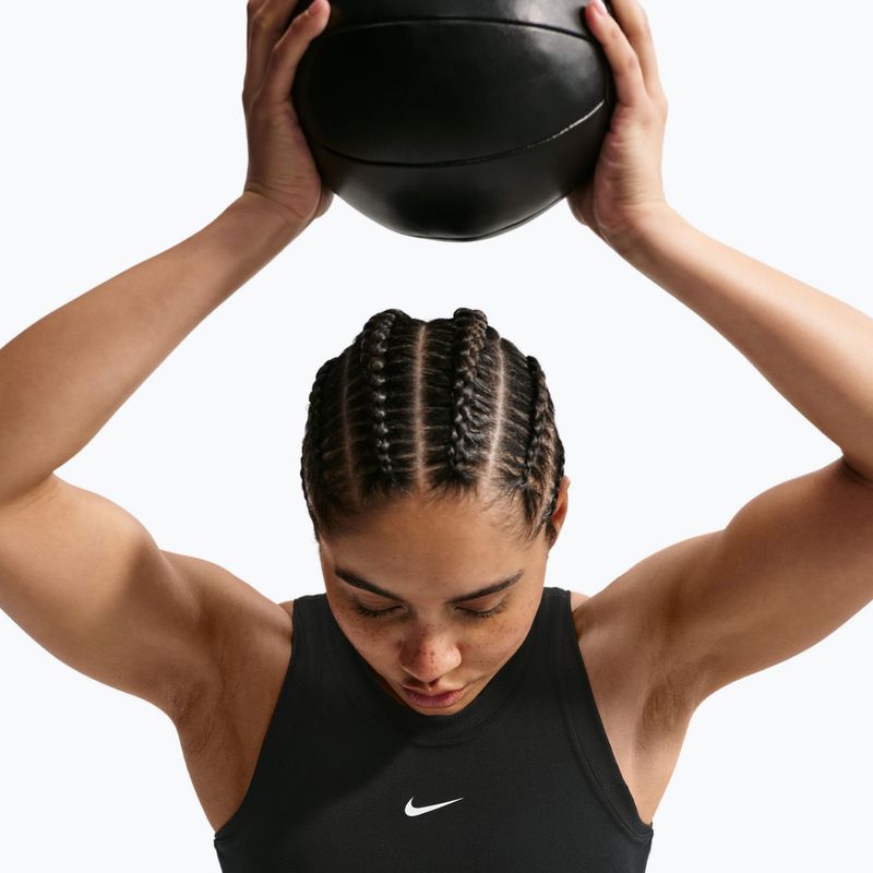 Tricou de antrenament pentru femei Nike One Dri-Fit black/black/white 6