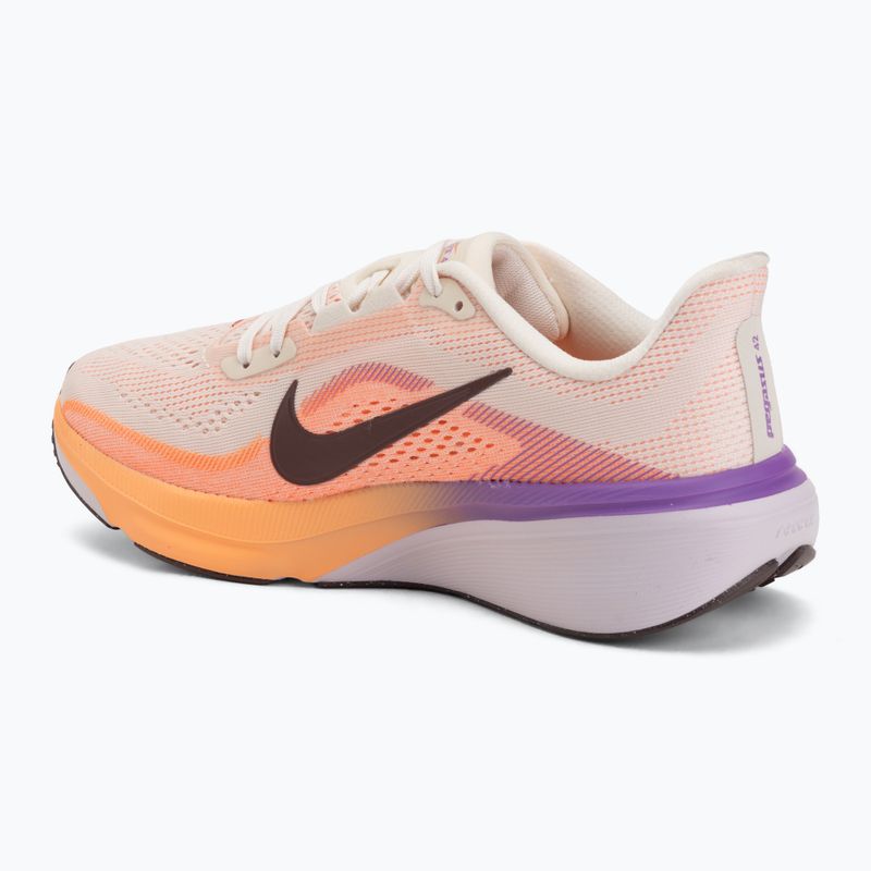 Încălțăminte de alergare pentru femei Nike Pegasus 42 chalk/orange pulse/bright violet/tattoo 3