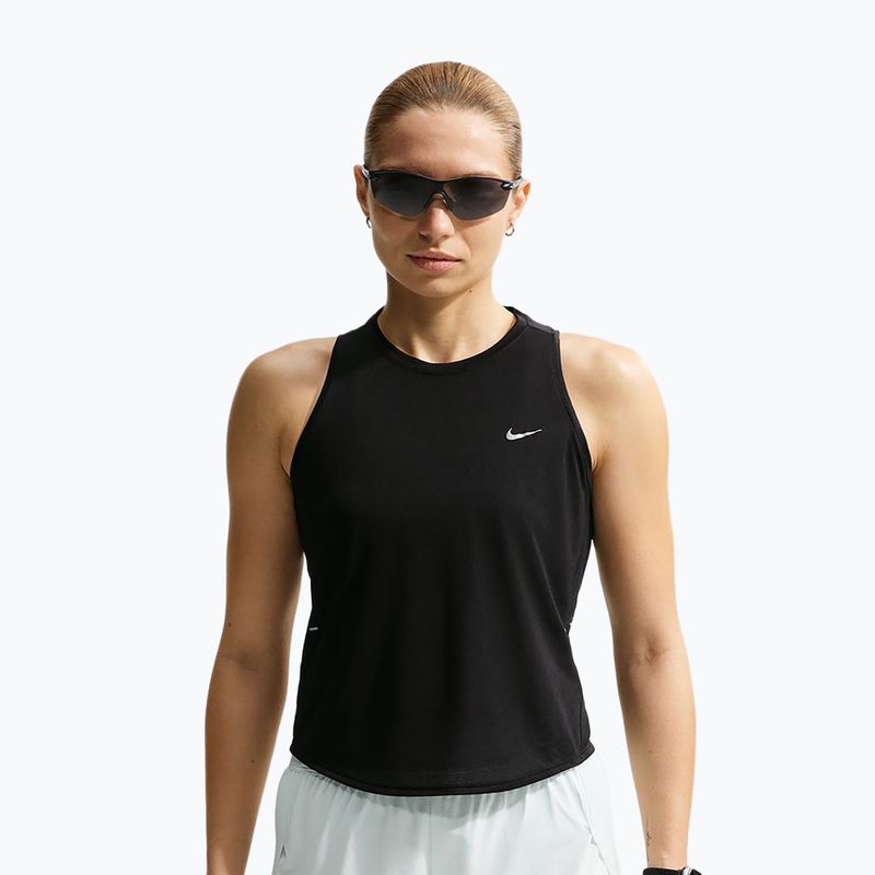 Tricou de alergare pentru femei Nike Swift Breathe Dri-Fit black/black/white