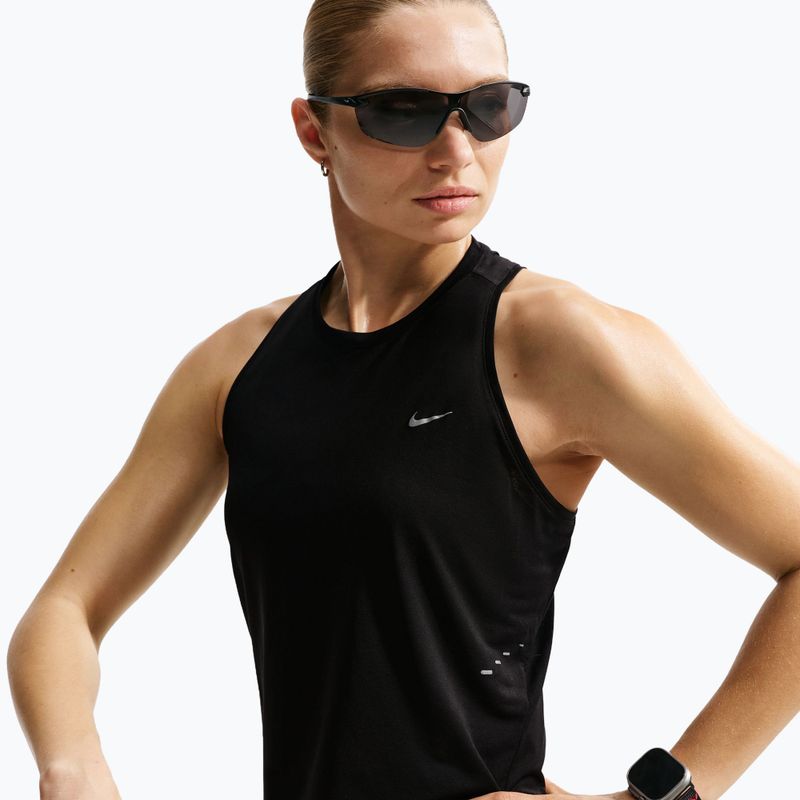 Tricou de alergare pentru femei Nike Swift Breathe Dri-Fit black/black/white 5