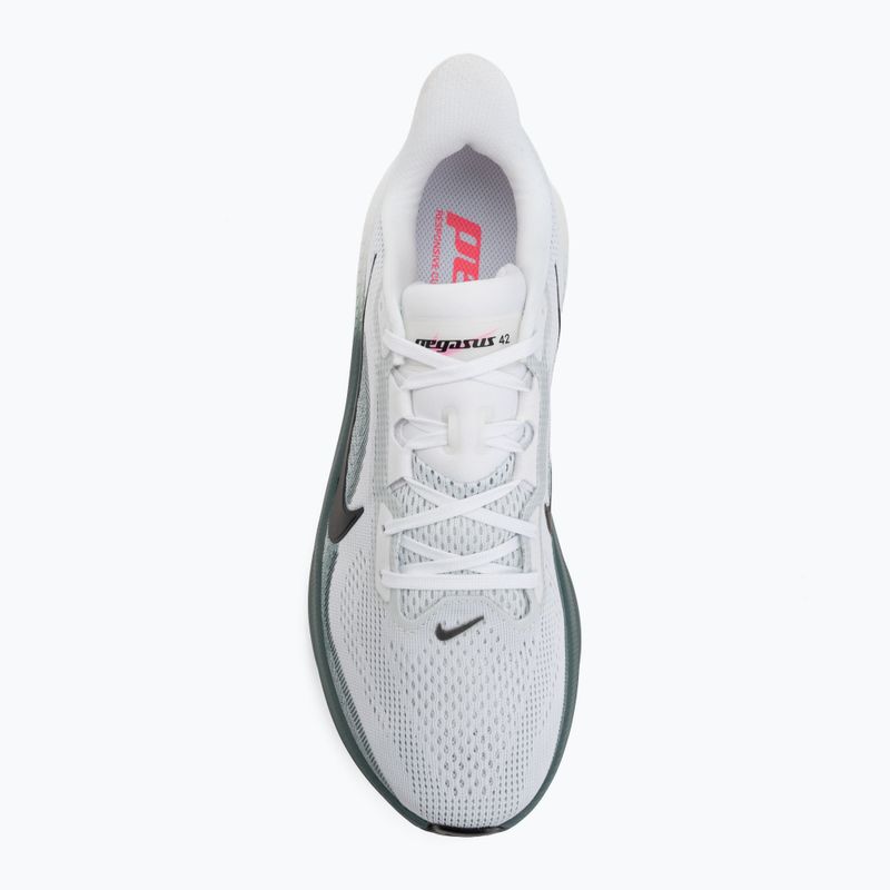 Încălțăminte de alergare pentru bărbați Nike Pegasus 42 white/mineral slate/hyper pink/black 5