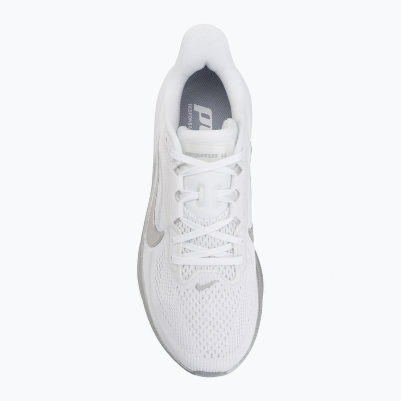 Încălțăminte de alergare pentru femei Nike Pegasus 42 white/wolf grey/metallic silver 5