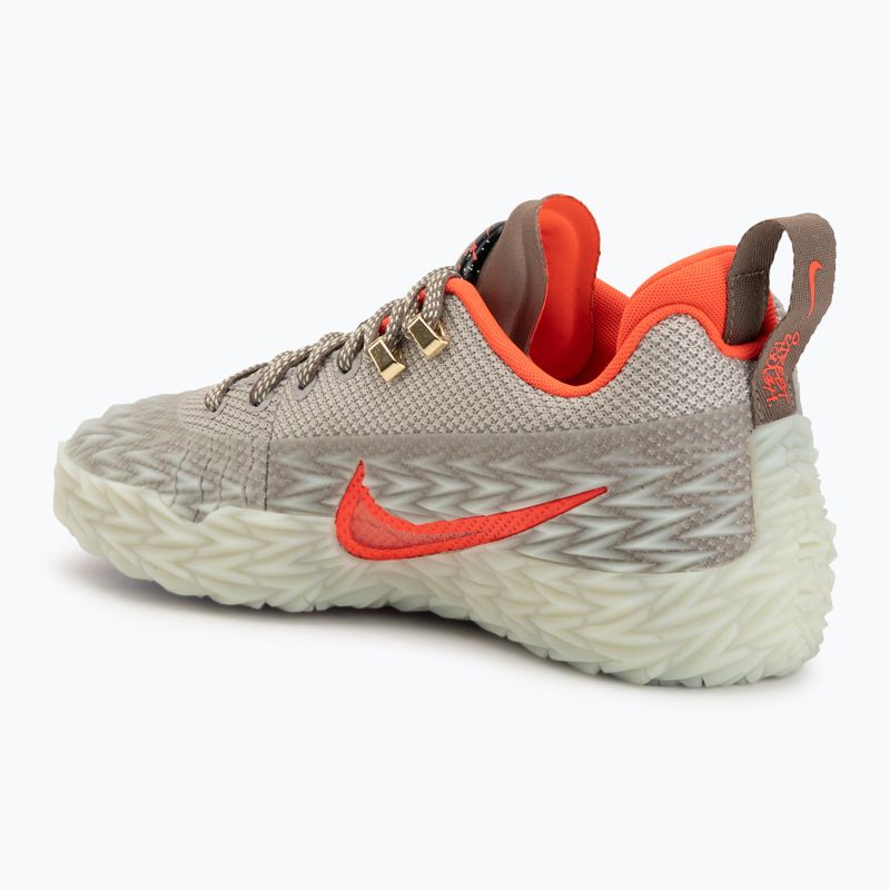 Încălțăminte de baschet pentru bărbați Nike S.T. Flare 2 college grey/volt tint/metallic gold 3