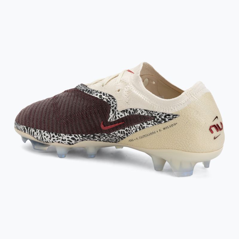 Încălțăminte de fotbal pentru bărbați Nike United Phantom 6 Low Elite FG burgundy crush/fossil/university red 3