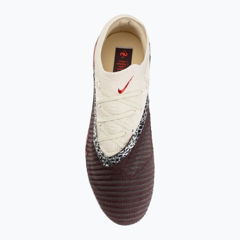 Încălțăminte de fotbal pentru bărbați Nike United Phantom 6 Low Elite FG burgundy crush/fossil/university red 5