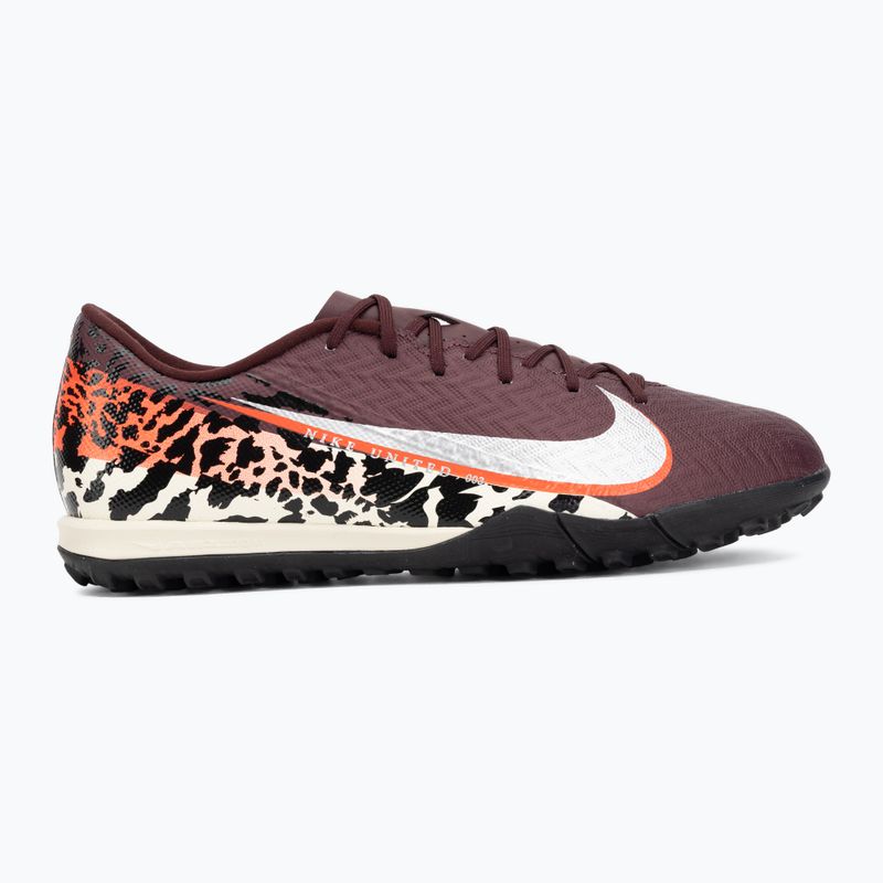 Încălțăminte de fotbal pentru bărbați Nike United Mercurial Vapor 16 Academy TF burgundy crush/metallic silver 2
