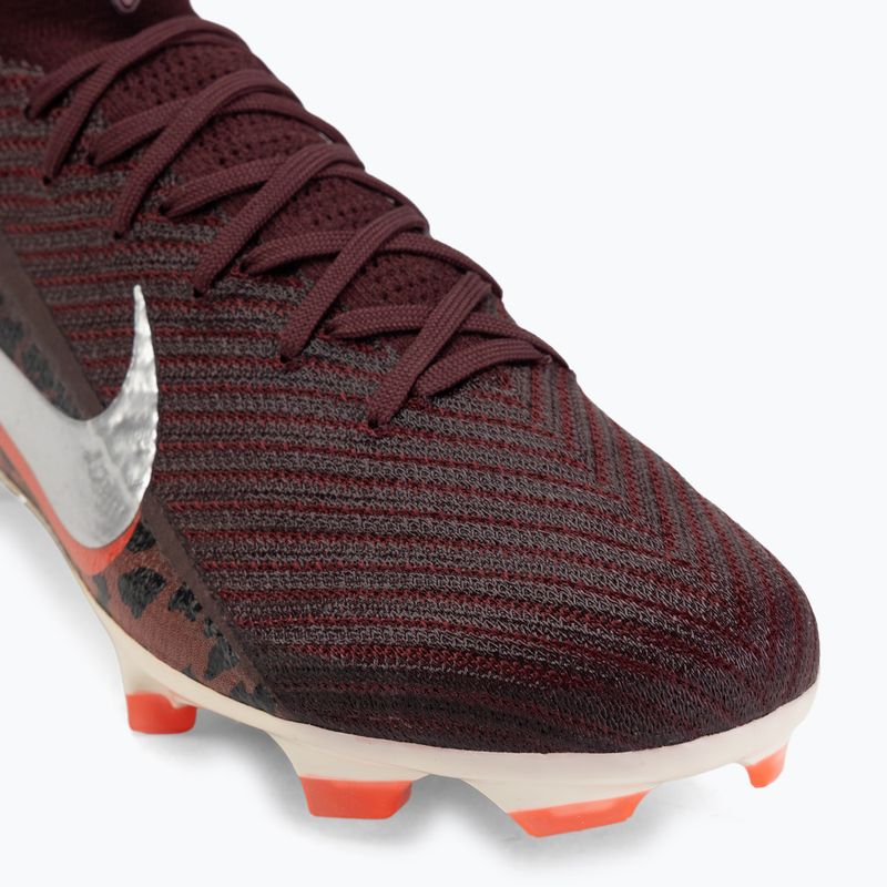 Încălțăminte de fotbal pentru bărbați Nike United Superfly 10 Elite burgundy crush/university red/fossil/metal silver 7
