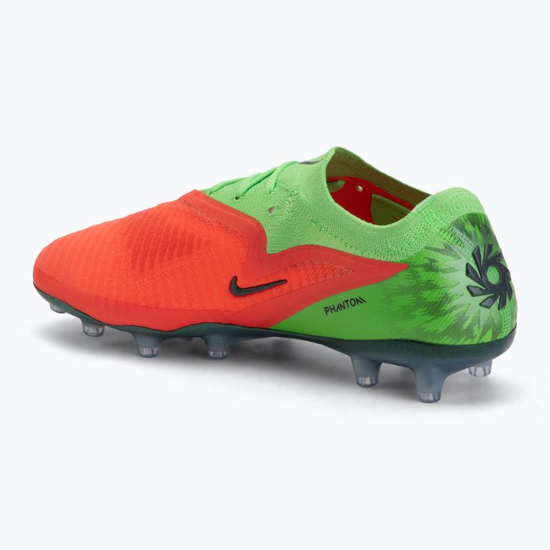 Încălțăminte de fotbal pentru bărbați Nike Phantom 6 Low Elite Erling Haaland AG hot punch/green strike/black 3