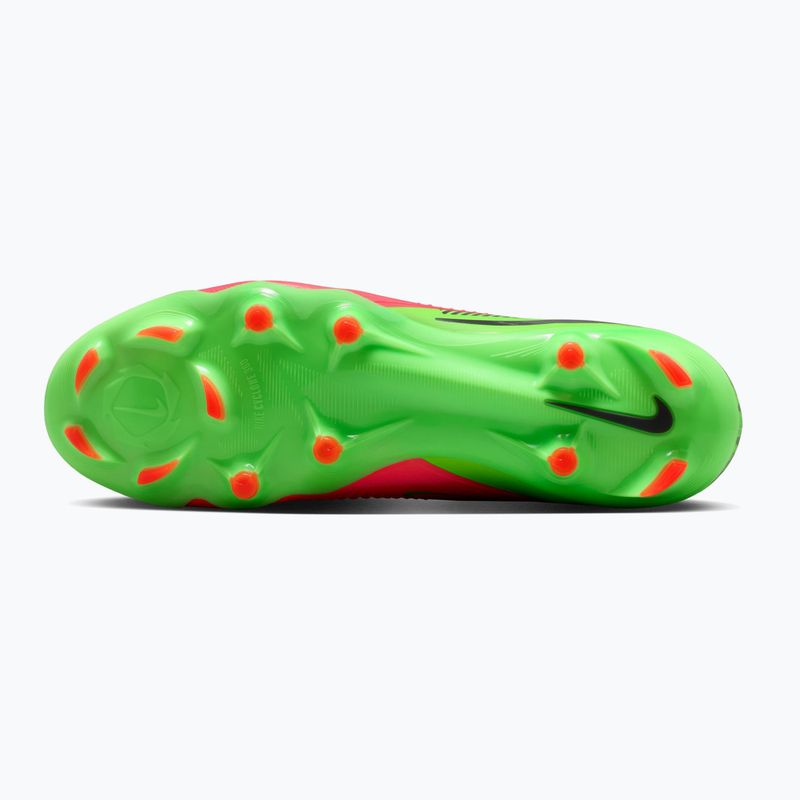 Încălțăminte de fotbal pentru bărbați Nike Phantom 6 Low Pro Erling Haaland FG hot punch/green strike/black 2