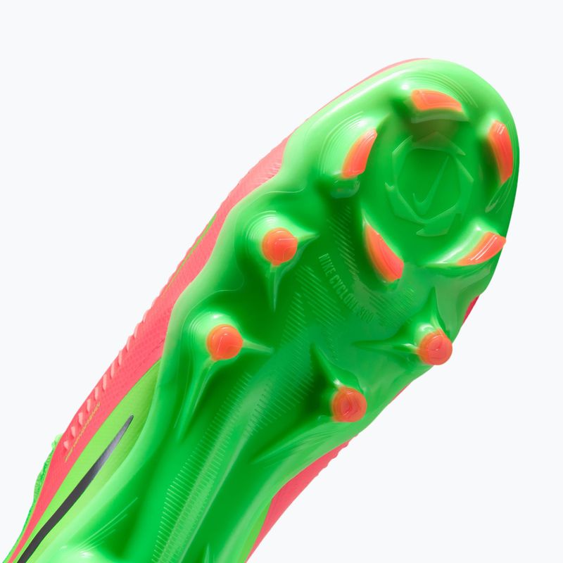 Încălțăminte de fotbal pentru bărbați Nike Phantom 6 Low Pro Erling Haaland FG hot punch/green strike/black 4