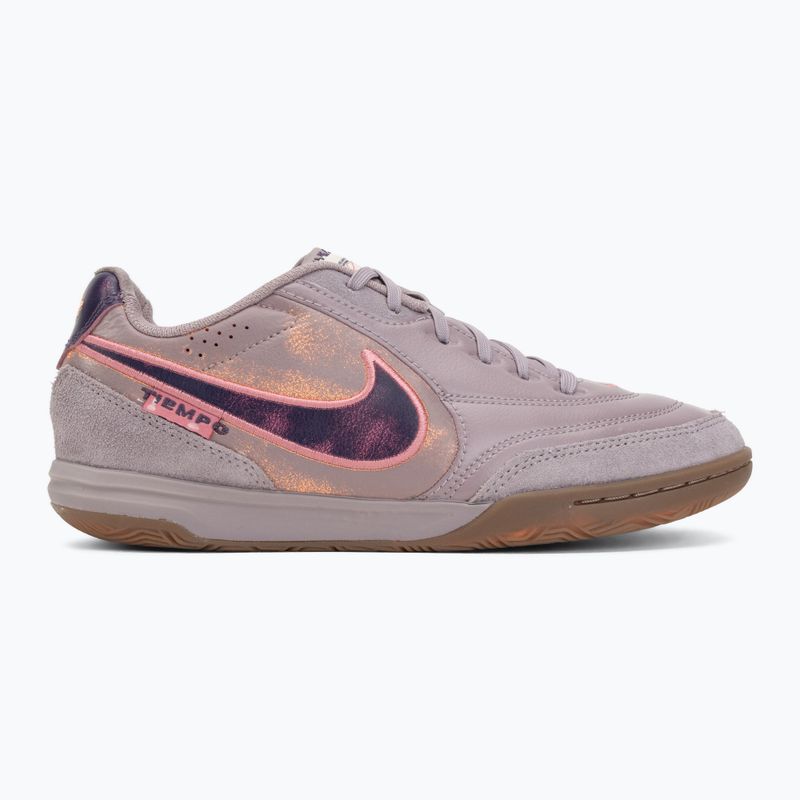 Încălțăminte de fotbal pentru bărbați Nike Tiempo Streetgato PRM IC light violet ore/gum dark brown/peony 2