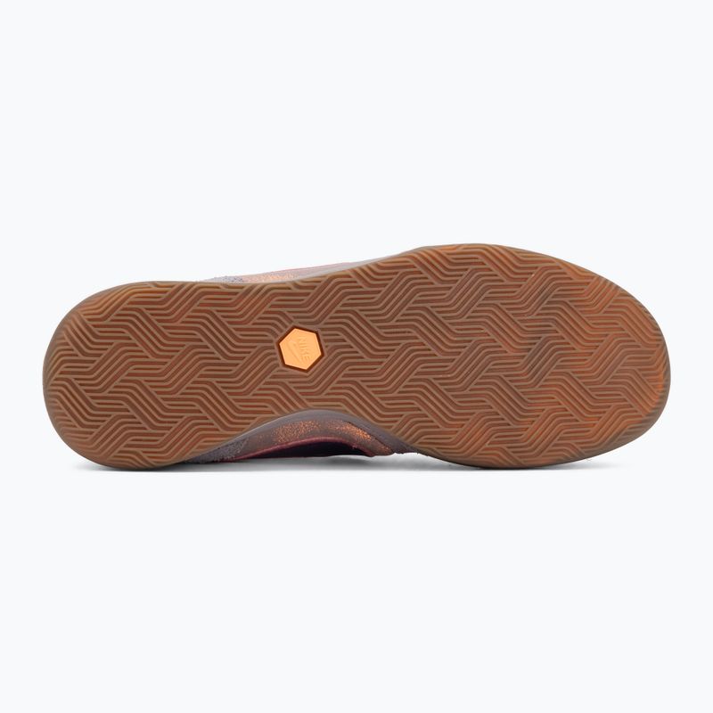 Încălțăminte de fotbal pentru bărbați Nike Tiempo Streetgato PRM IC light violet ore/gum dark brown/peony 4
