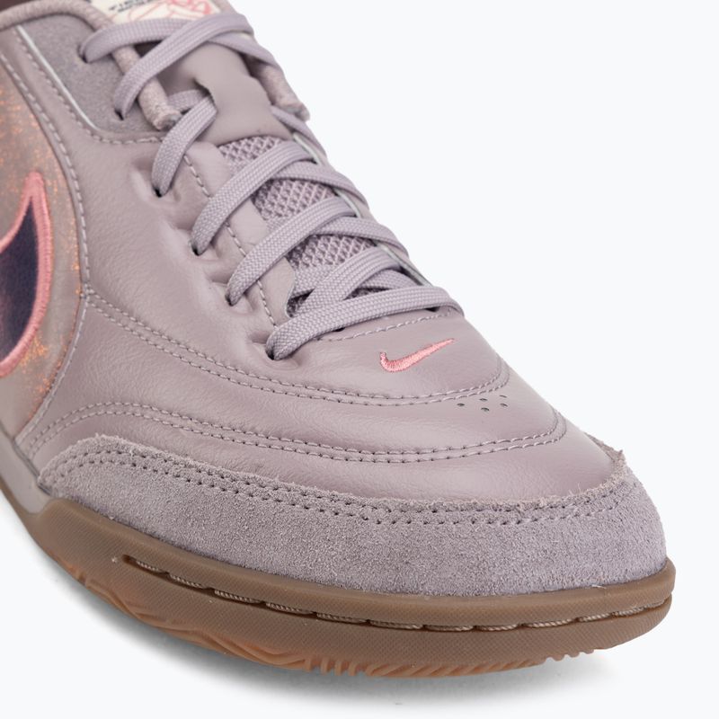 Încălțăminte de fotbal pentru bărbați Nike Tiempo Streetgato PRM IC light violet ore/gum dark brown/peony 7