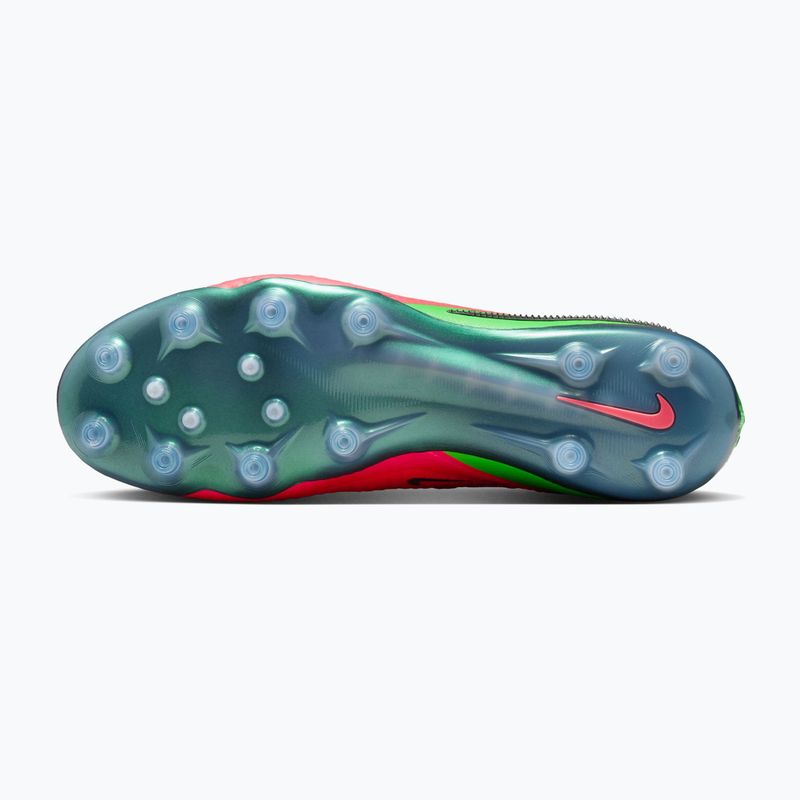 Încălțăminte de fotbal pentru bărbați Nike Phantom 6 Low Elite Erling Haaland AG hot punch/green strike/black 2