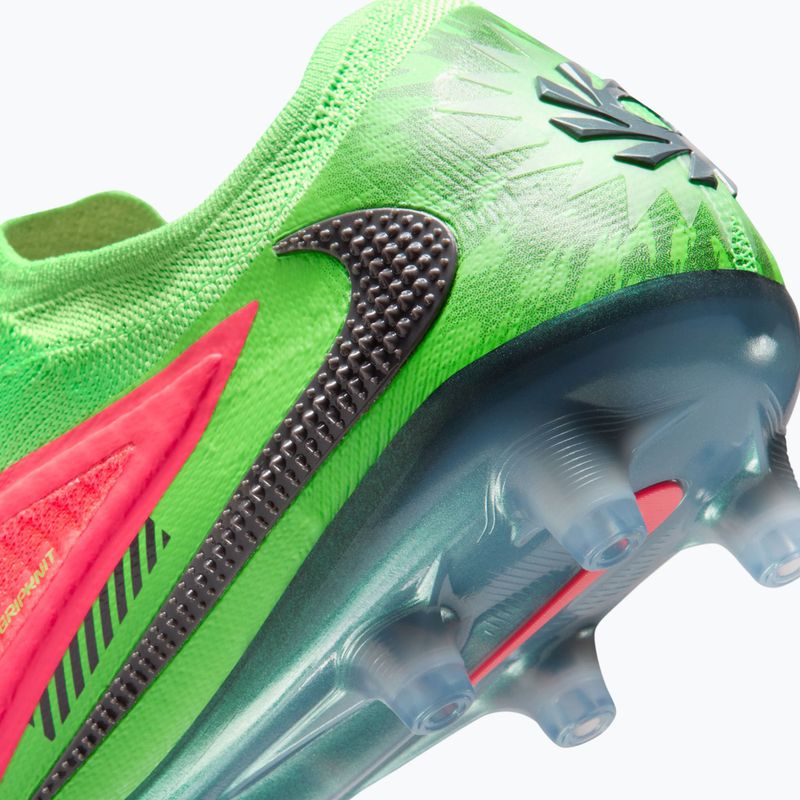 Încălțăminte de fotbal pentru bărbați Nike Phantom 6 Low Elite Erling Haaland AG hot punch/green strike/black 5
