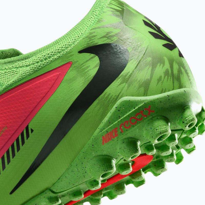 Încălțăminte de fotbal pentru bărbați Nike Phantom 6 Low Pro Erling Haaland TF hot punch/green strike/black 4