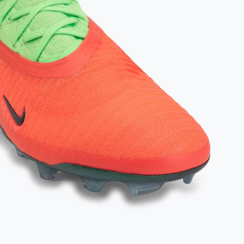 Încălțăminte de fotbal pentru bărbați Nike Phantom 6 Low Elite Erling Haaland FG hot punch/green strike/black 7