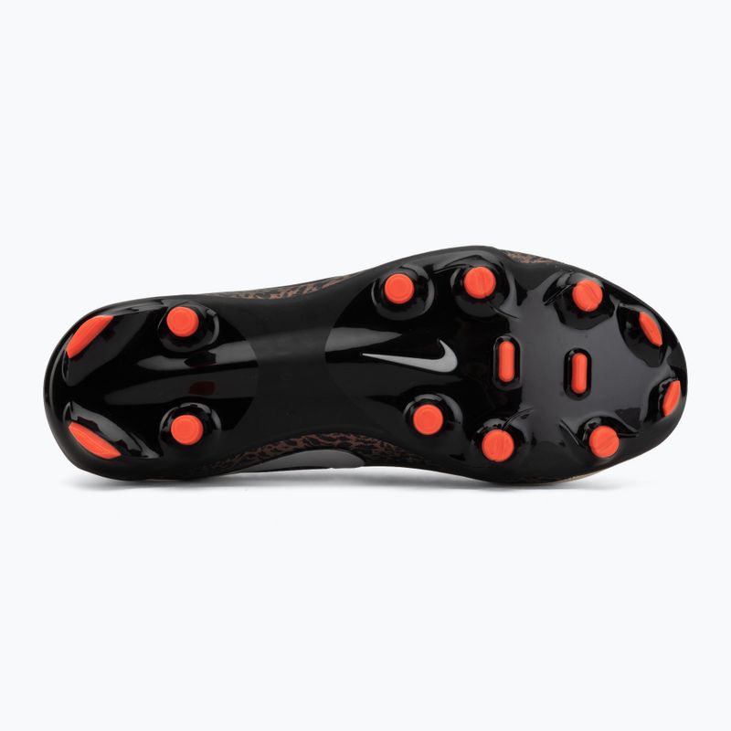 Încălțăminte de fotbal pentru copii Nike United Jr. Tiempo Maestro Academy MG fossil/burgundy crush/metallic silver 4