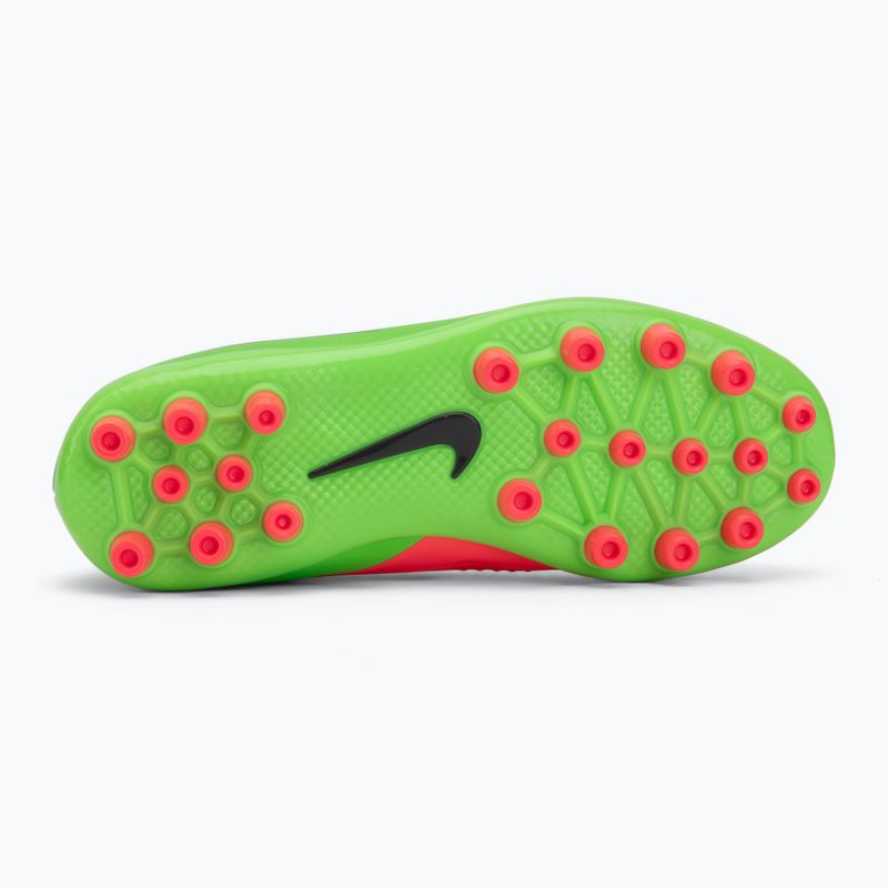 Încălțăminte de fotbal pentru copii Nike Jr. Phantom 6 Academy Erling Haaland AG hot punch/green strike/black 4