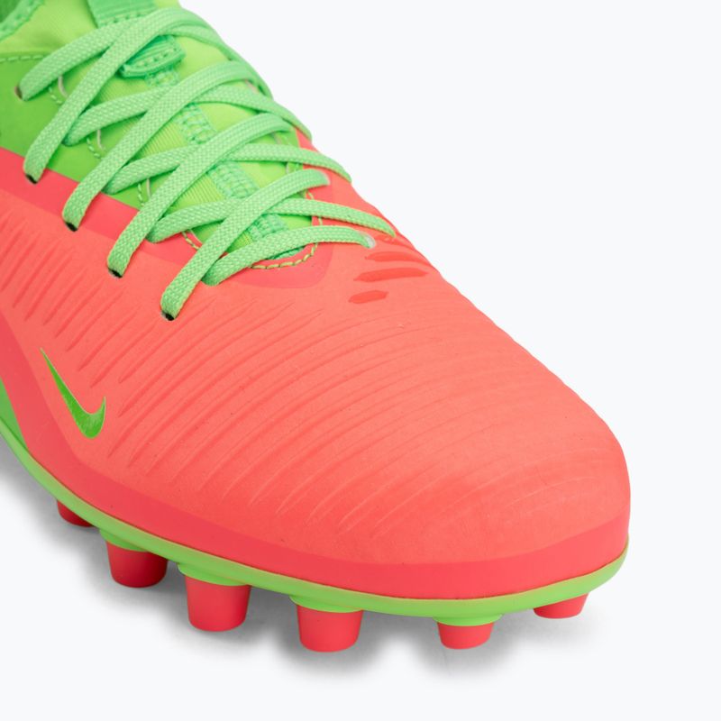 Încălțăminte de fotbal pentru copii Nike Jr. Phantom 6 Academy Erling Haaland AG hot punch/green strike/black 7