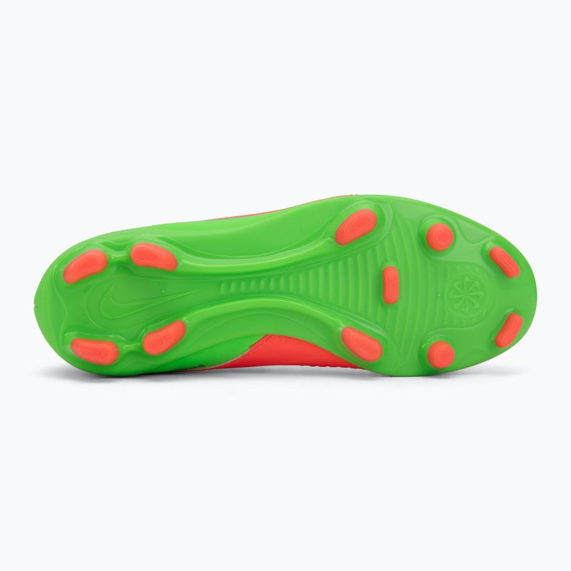 Încălțăminte de fotbal pentru copii Nike Jr. Phantom 6 Club Erling Haaland MG hot punch/green strike/black 4