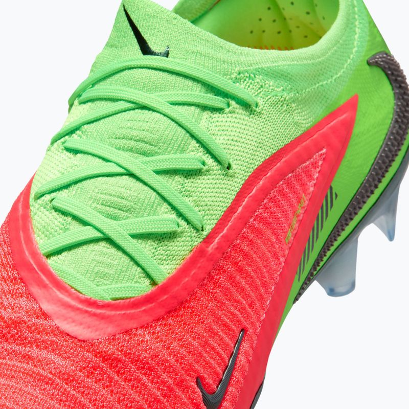 Încălțăminte de fotbal pentru bărbați Nike Phantom 6 Low Elite Erling Haaland FG hot punch/green strike/black 3