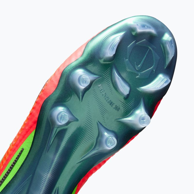Încălțăminte de fotbal pentru bărbați Nike Phantom 6 Low Elite Erling Haaland FG hot punch/green strike/black 4