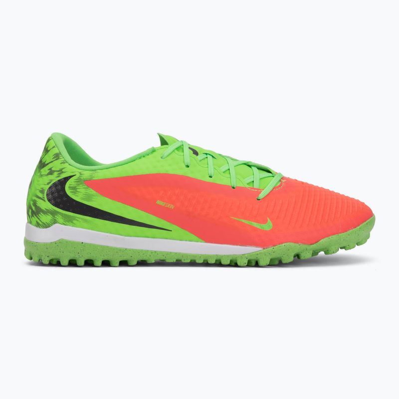 Încălțăminte de fotbal pentru bărbați Nike Phantom 6 Low Academy Erling Haaland TF hot punch/green strike/black 2